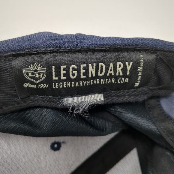 River Birch Golf Course Slideback Baseball Cap Blue OS Adjustable Legendary - Picture 8 of 8